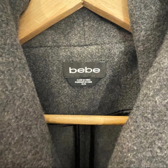 Bebe wool wrap coat grey - Picture 5 of 7